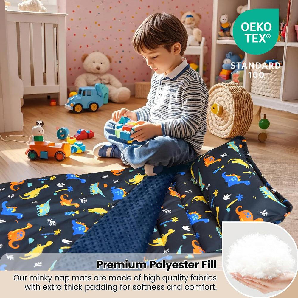 David's Kids nap mat padded back for secure cozy use