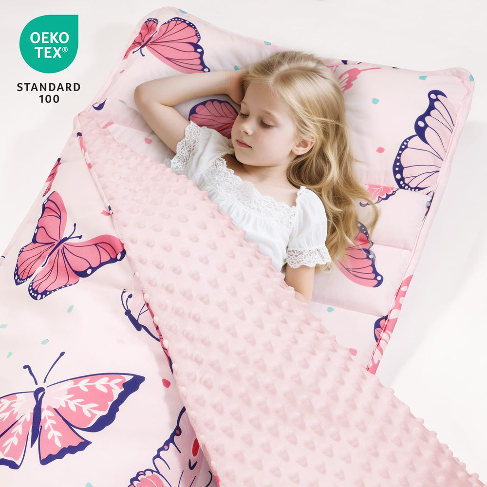 david's kids nap mat removable pillow for customizable comfort