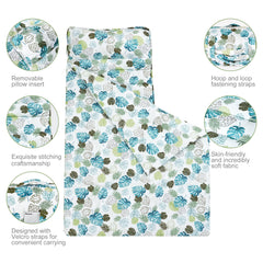 david's kids nap mat removable pillow feature for personalized comfort