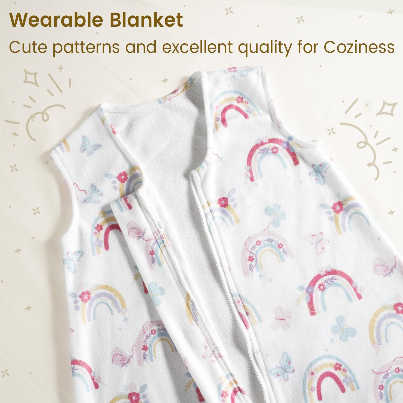 David's Kids pattern options include woodland, floral, rainbow.