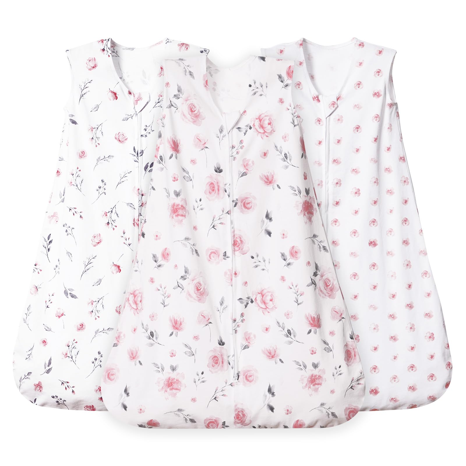 David's Kids sleep sack front view—soft organic cotton for comfortable all-night toddler sleep