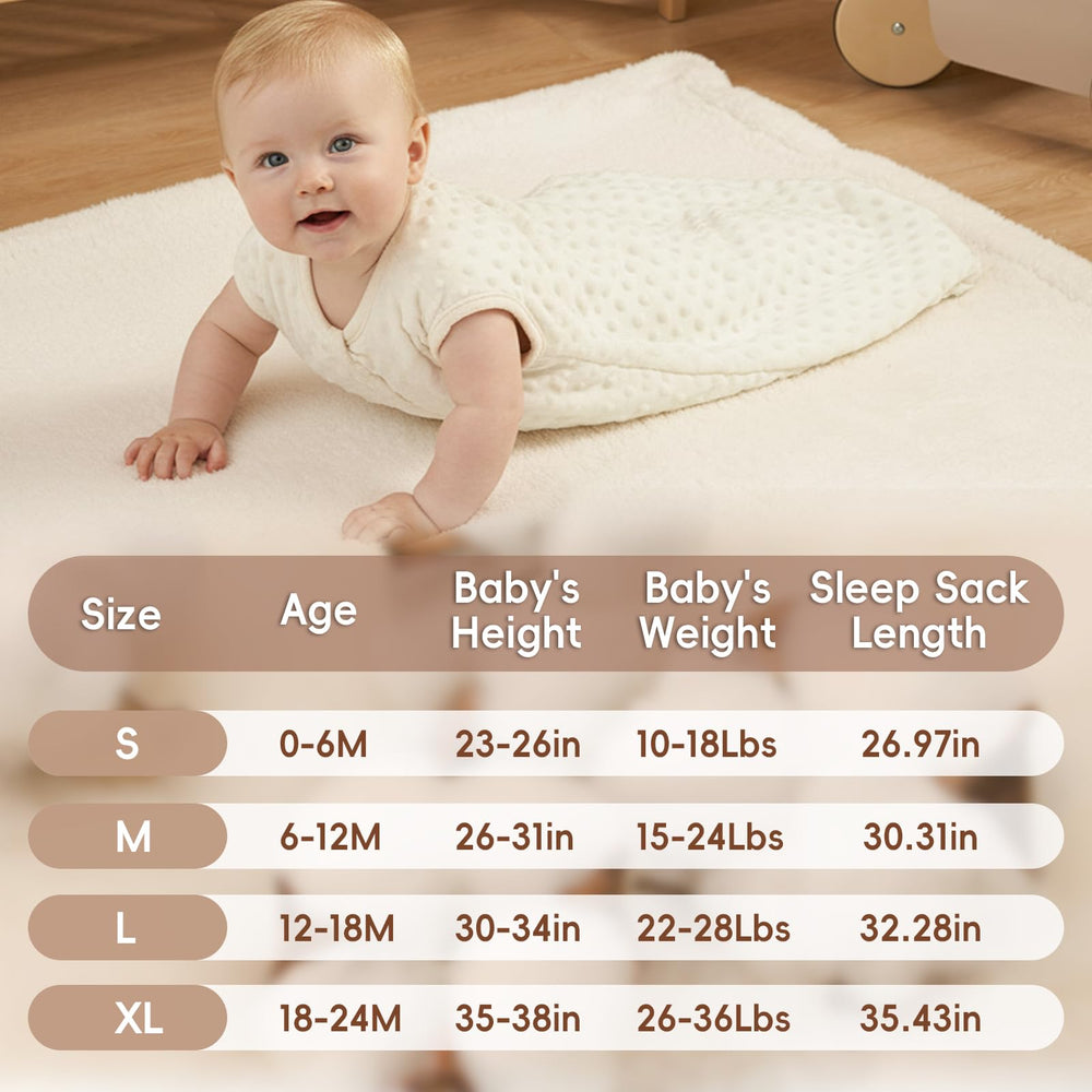 David's Kids sleep sack is machine washable for simple care and reuse.
