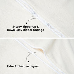 David's Kids sleep sack dinosaur pattern for playful bedtime.