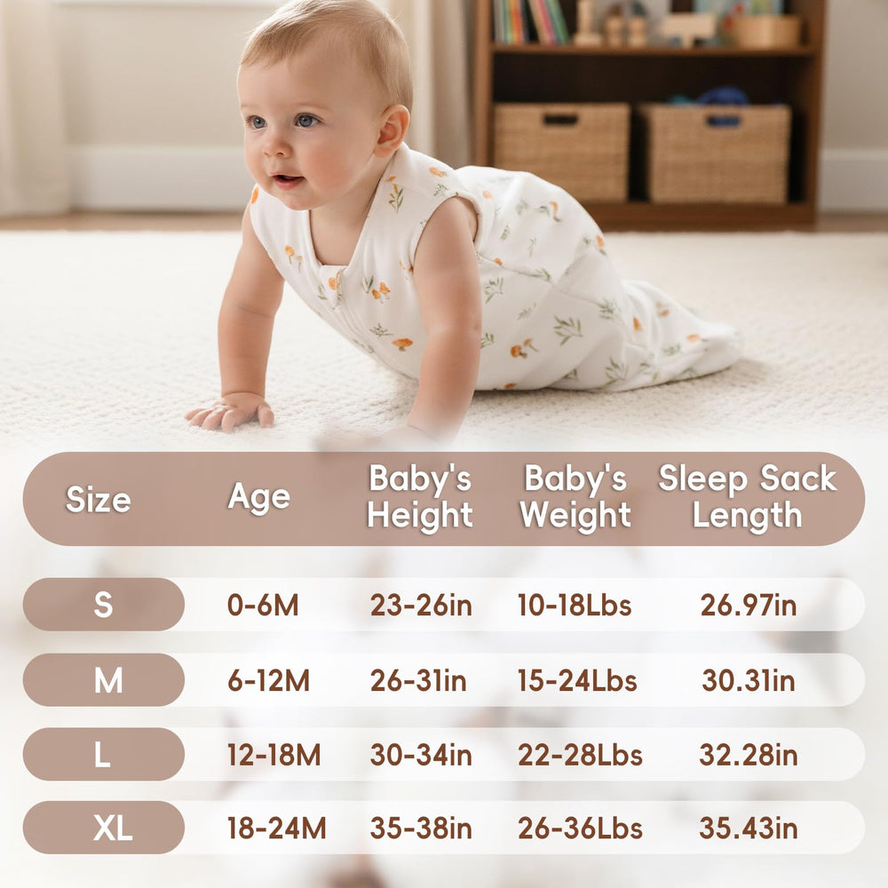 David's Kids sleep sack pattern options add cute design for bedtime.