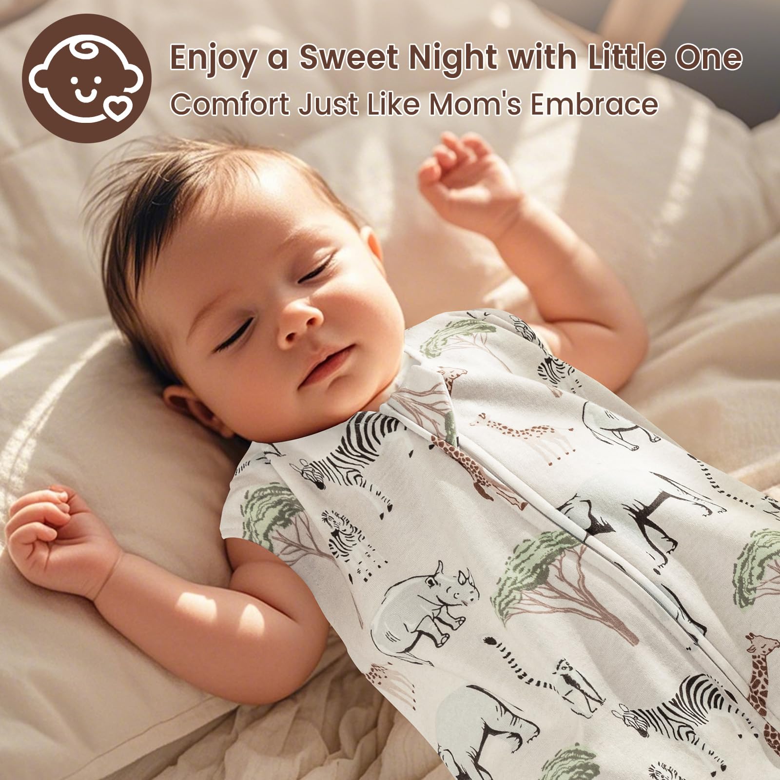 David's Kids sleep sack roomy leg space supports natural movement