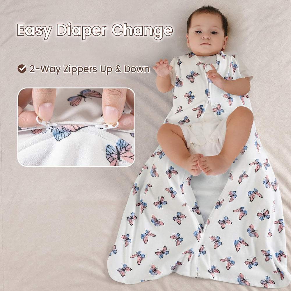David's Kids sleep sack zipper protection prevents scratches.