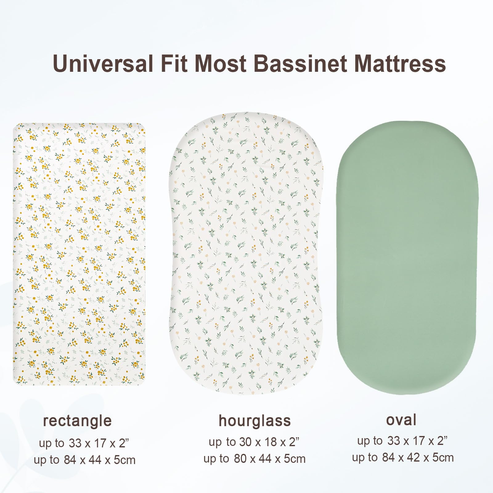 Davids Kids soft breathable bassinet sheet stays cool and comfy.