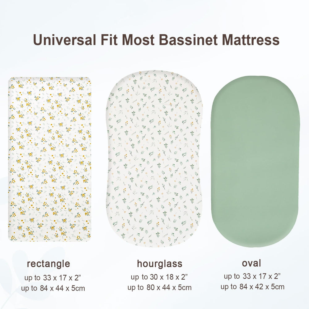 Davids Kids soft breathable bassinet sheet stays cool and comfy.