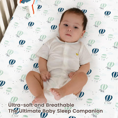 David's Kids soft microfiber mini crib sheets offer a gentle touch and lasting softness.