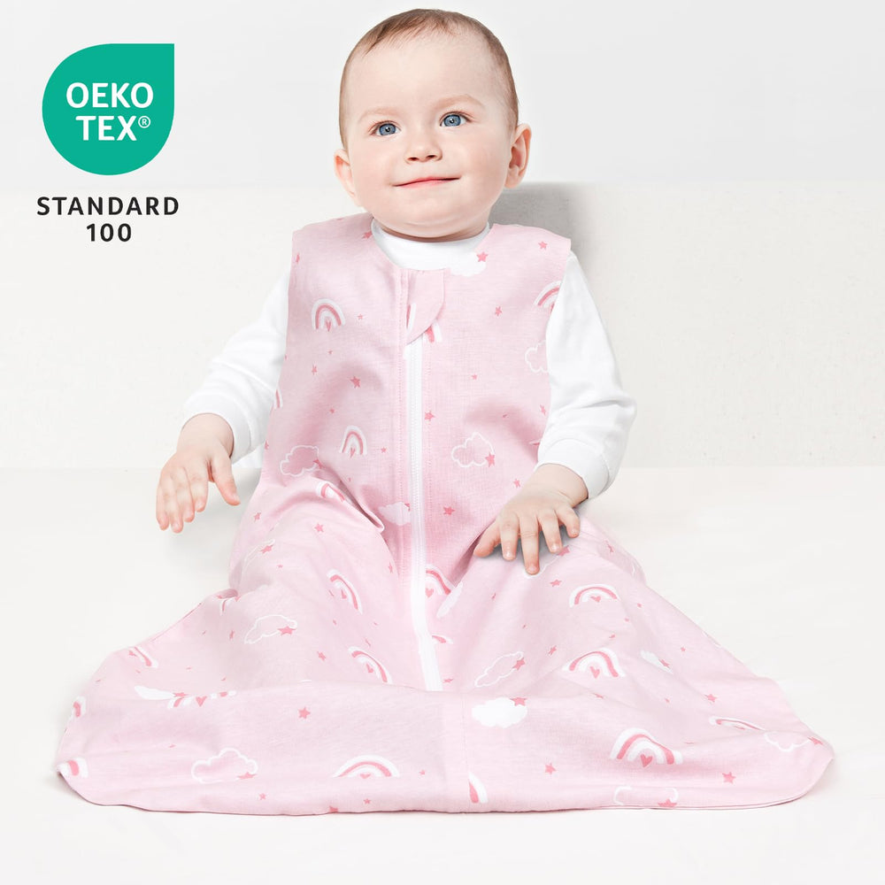 David's Kids Space Sleep Sack pattern demonstrates gentle fabric and playful design for soothing naps.