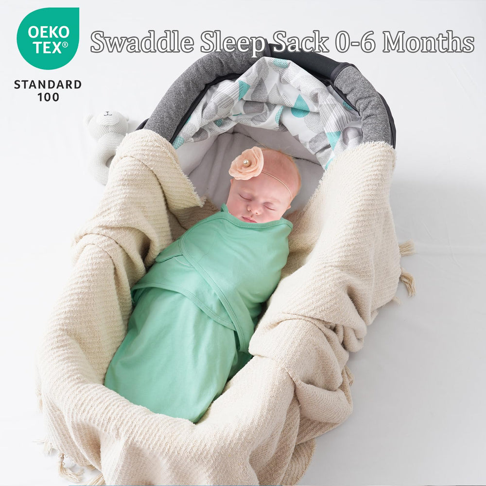 David's Kids swaddle wrap velcro wings, adjustable snugness for secure swaddling.