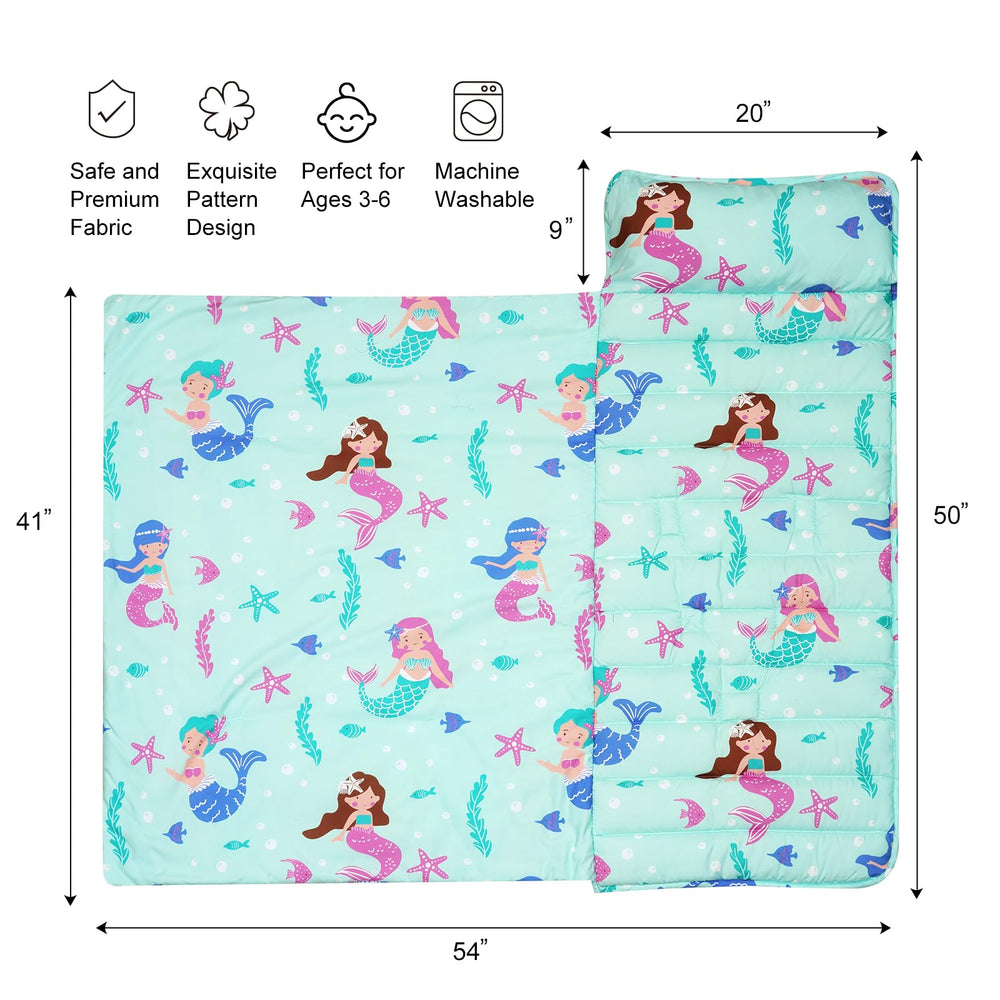 David's Kids butterflies pattern nap mat brightens daycare nap routines