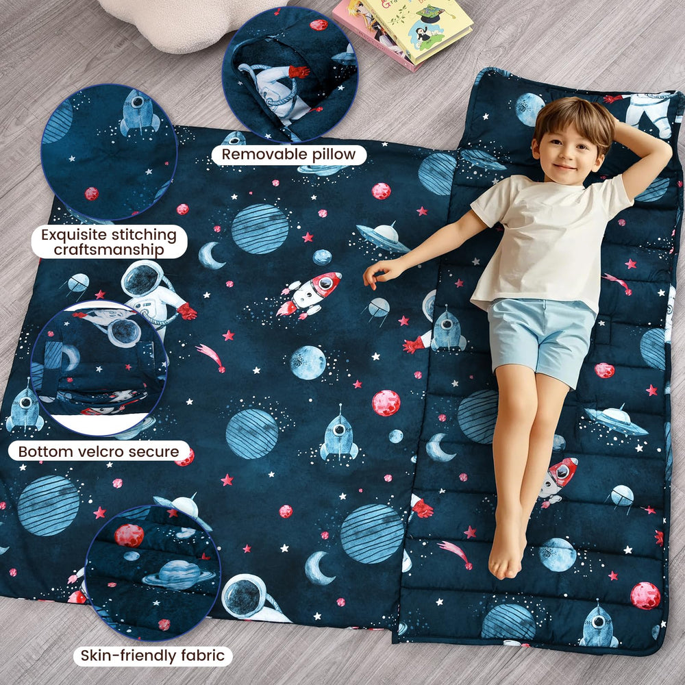 David's Kids nap mat in butterflies pattern boosts fun, inviting napping at daycare