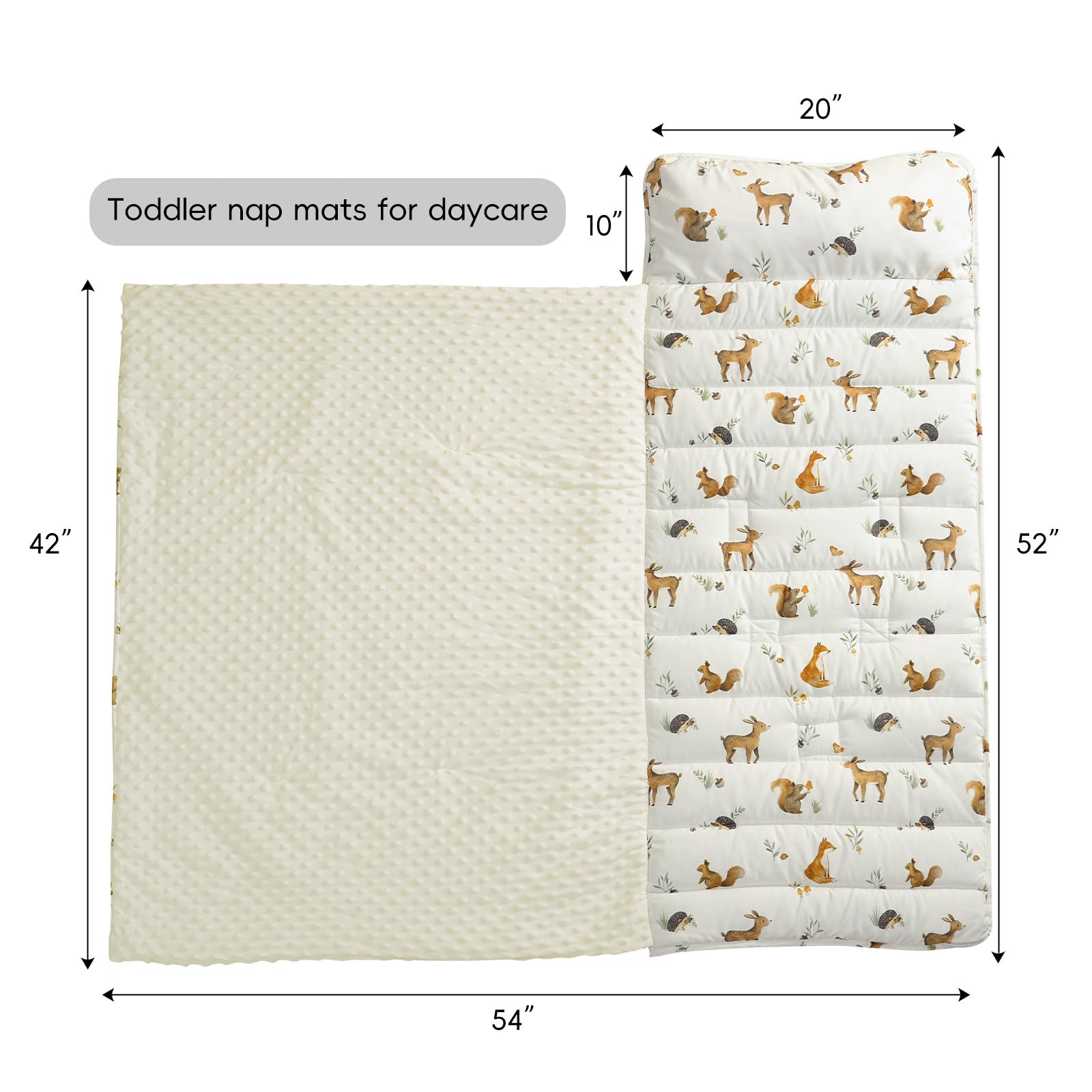 David's Kids nap mat machine washable for easy care between adventures