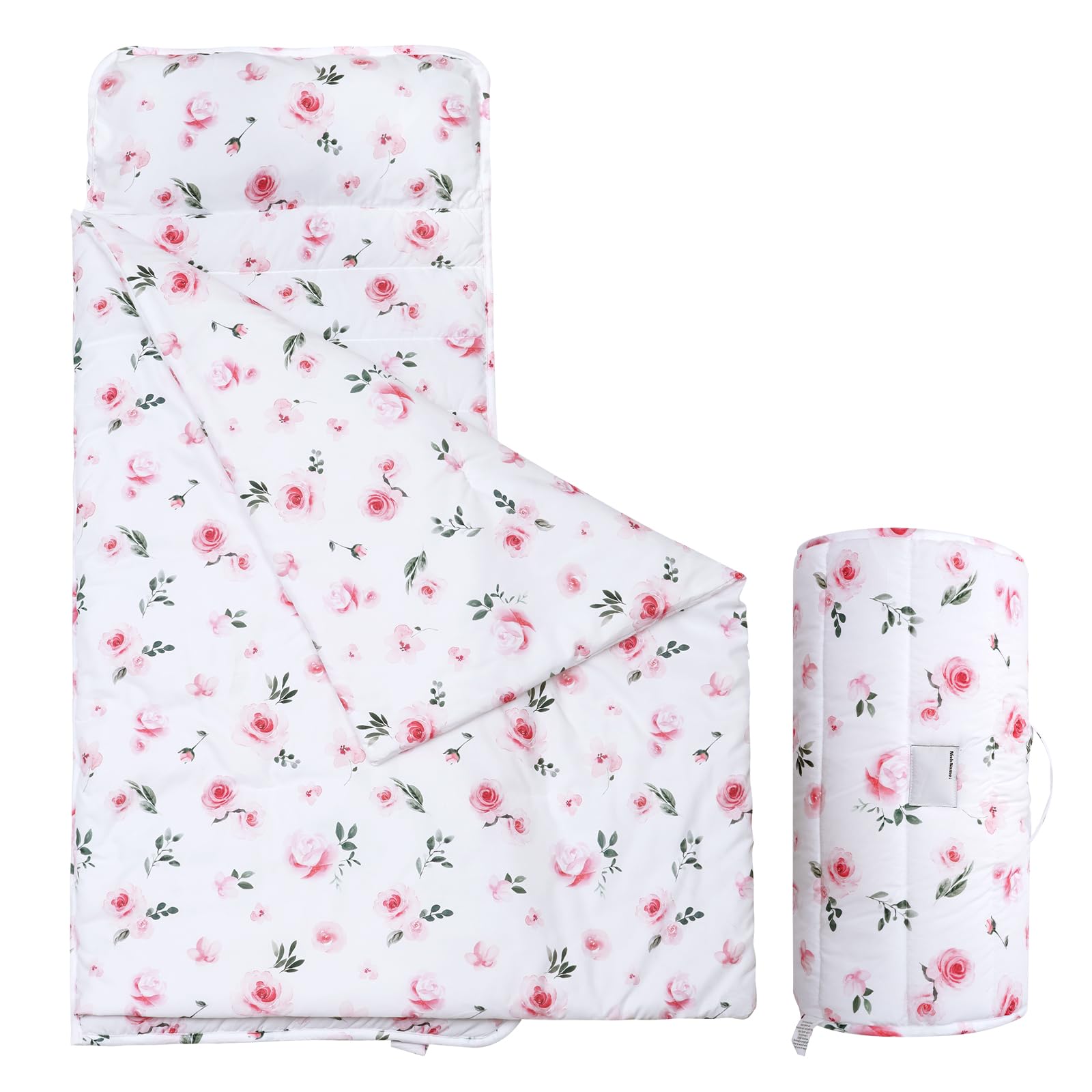 David's Kids nap mat rollup design enables easy transport for preschool