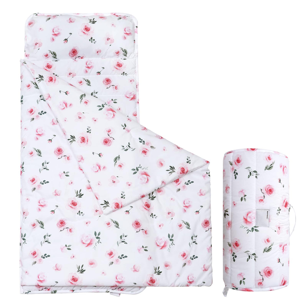 David's Kids nap mat rollup design enables easy transport for preschool