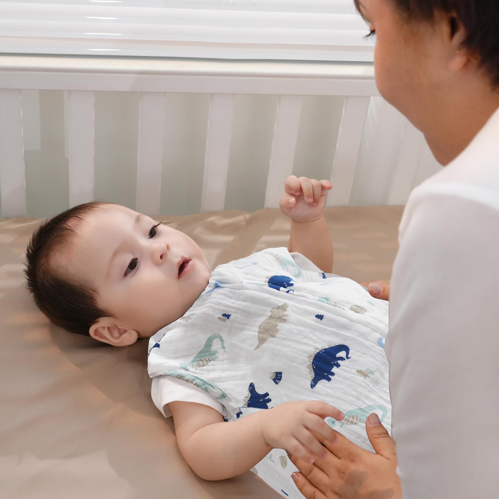David's Kids two-pack display—convenient wearable blankets for baby comfort.