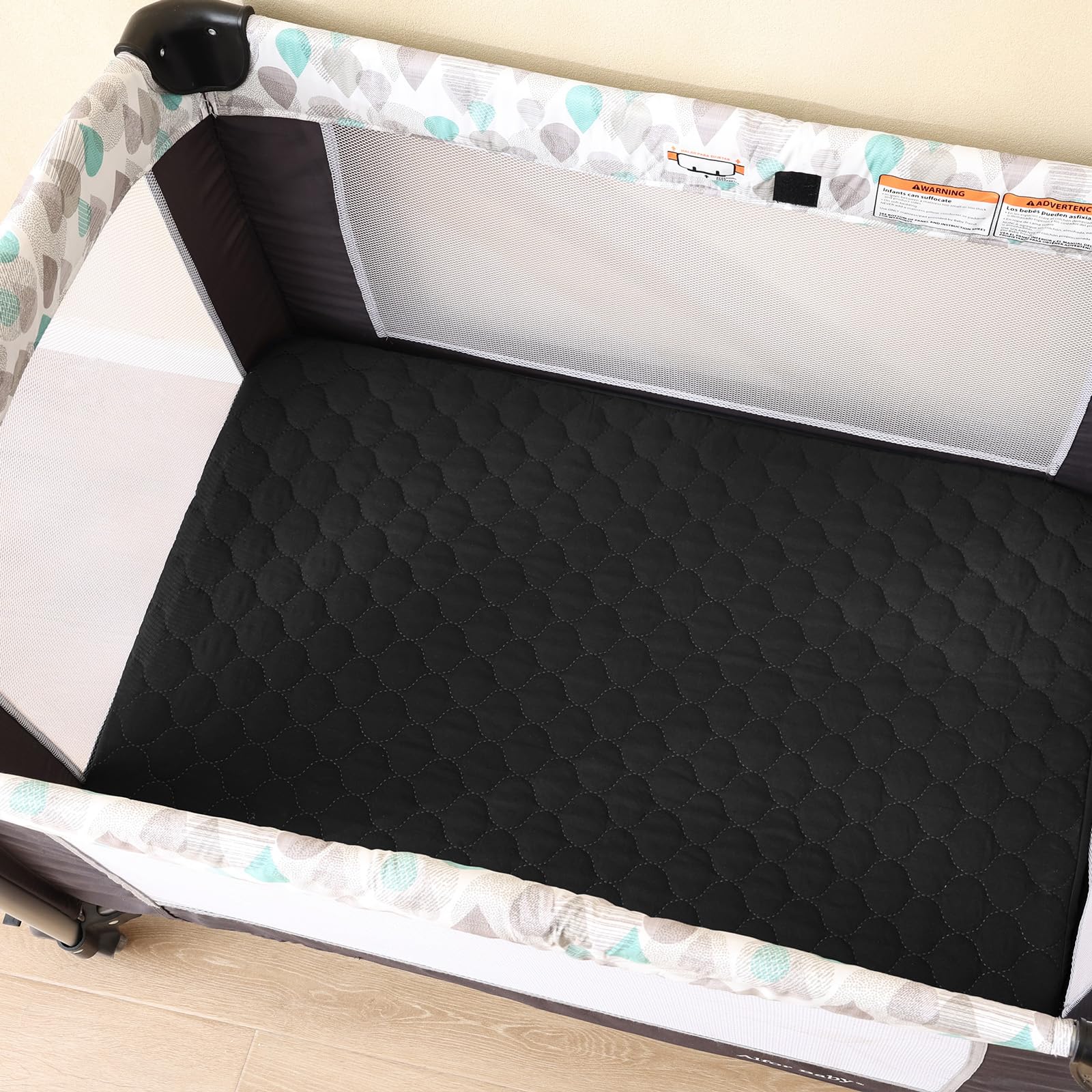 David's Kids ultrasonic embossing creates a smooth, silent surface for quiet naps.
