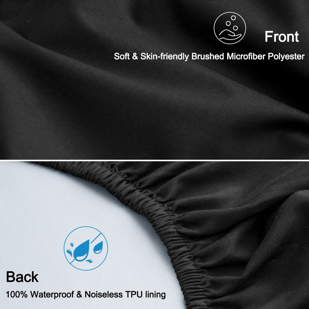 David's Kids waterproof crib sheets 360-strap closeup shows secure fit features