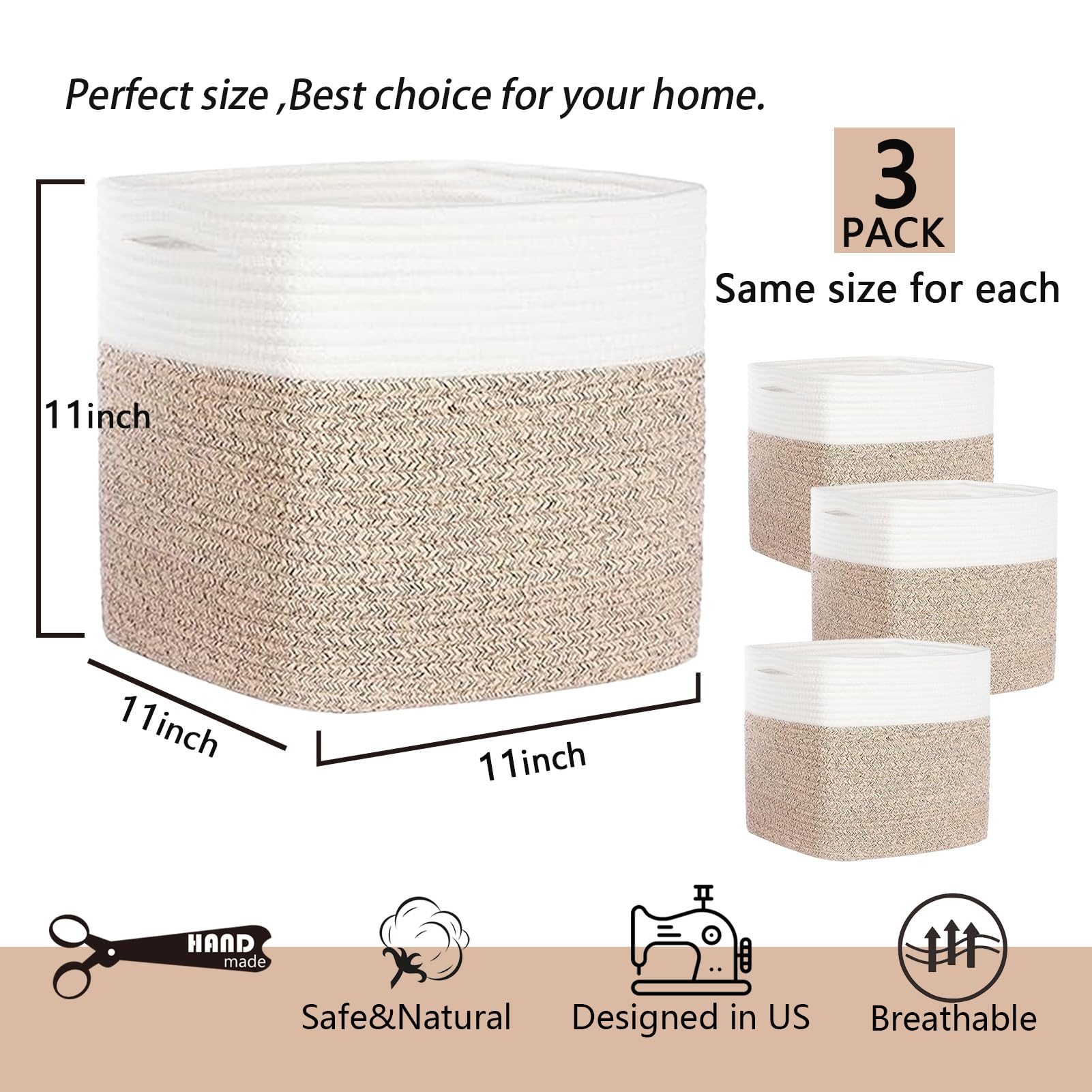 DAVIHOMI storage cubes fold packaging demonstrates easy shipping and crease-friendly shape after resting.