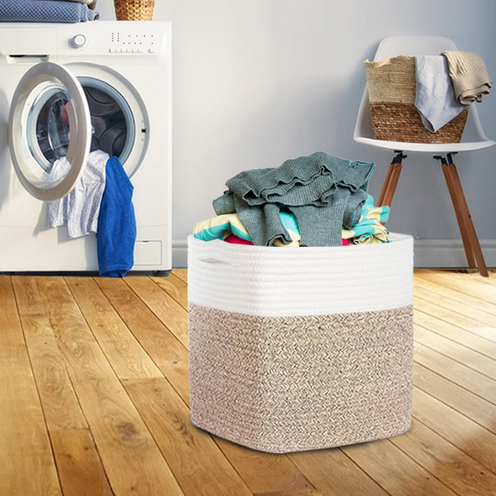 DAVIHOMI storage cubes used as toy bins demonstrates practical toy storage and easy access.
