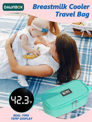 DAWNBOX cooler real-time temperature display for quick milk checks