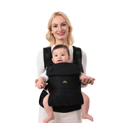 Dawnbud baby carrier weightless soft black for easy all-day wear.