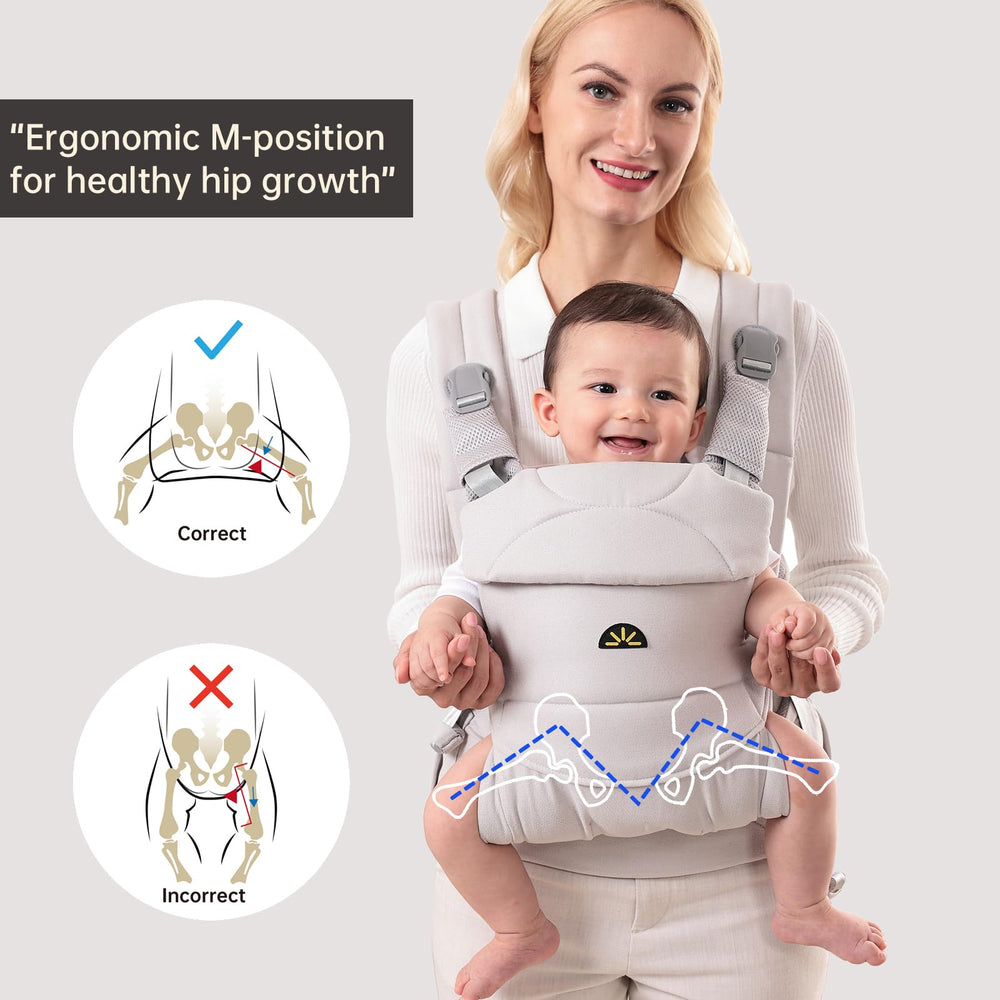 Dawnbud ergonomic design promotes comfortable hip seating
