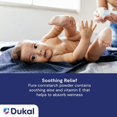 DawnMist aloe and vitamin E blend soothing newborn skin.