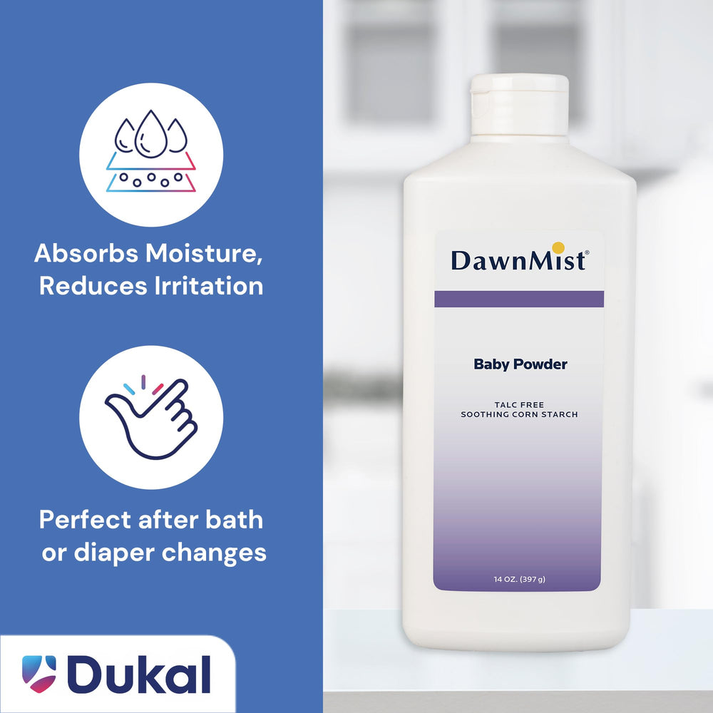 DawnMist Dukal 2-pack packaging signals value for home or travel.