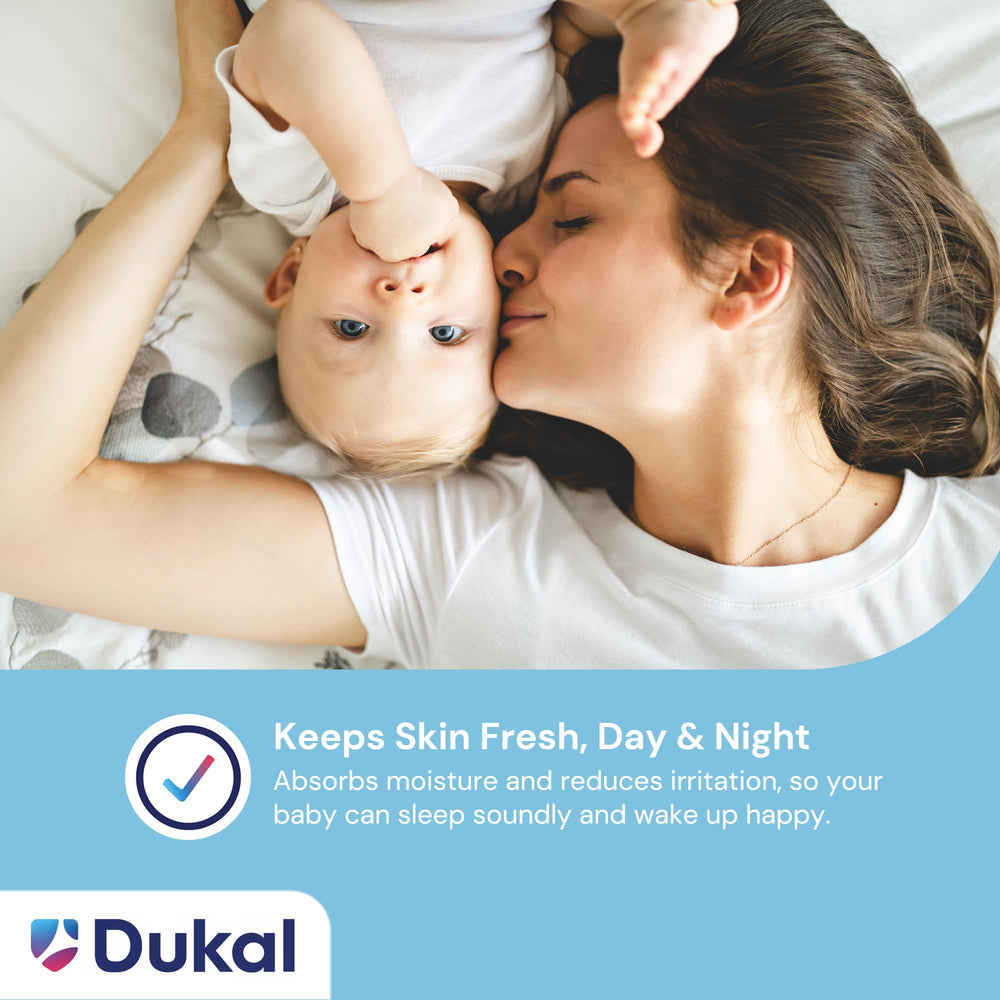 DawnMist Dukal powder in body-care routine suggests comfort and freshness.