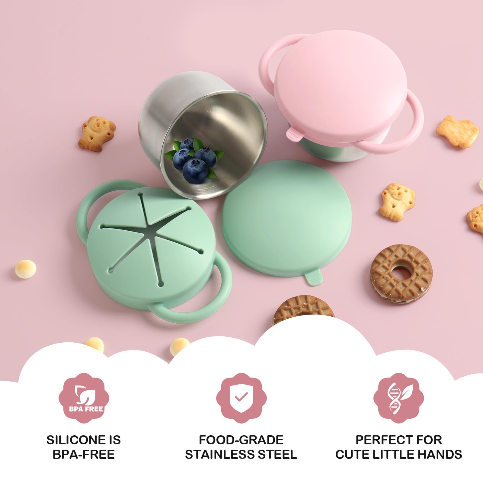 Daximo leak-proof travel lid prevents spills in car and bag.