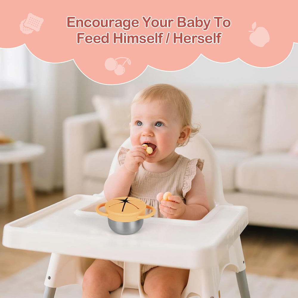 Daximo snack cups fit in stroller cup holders for travel ease.