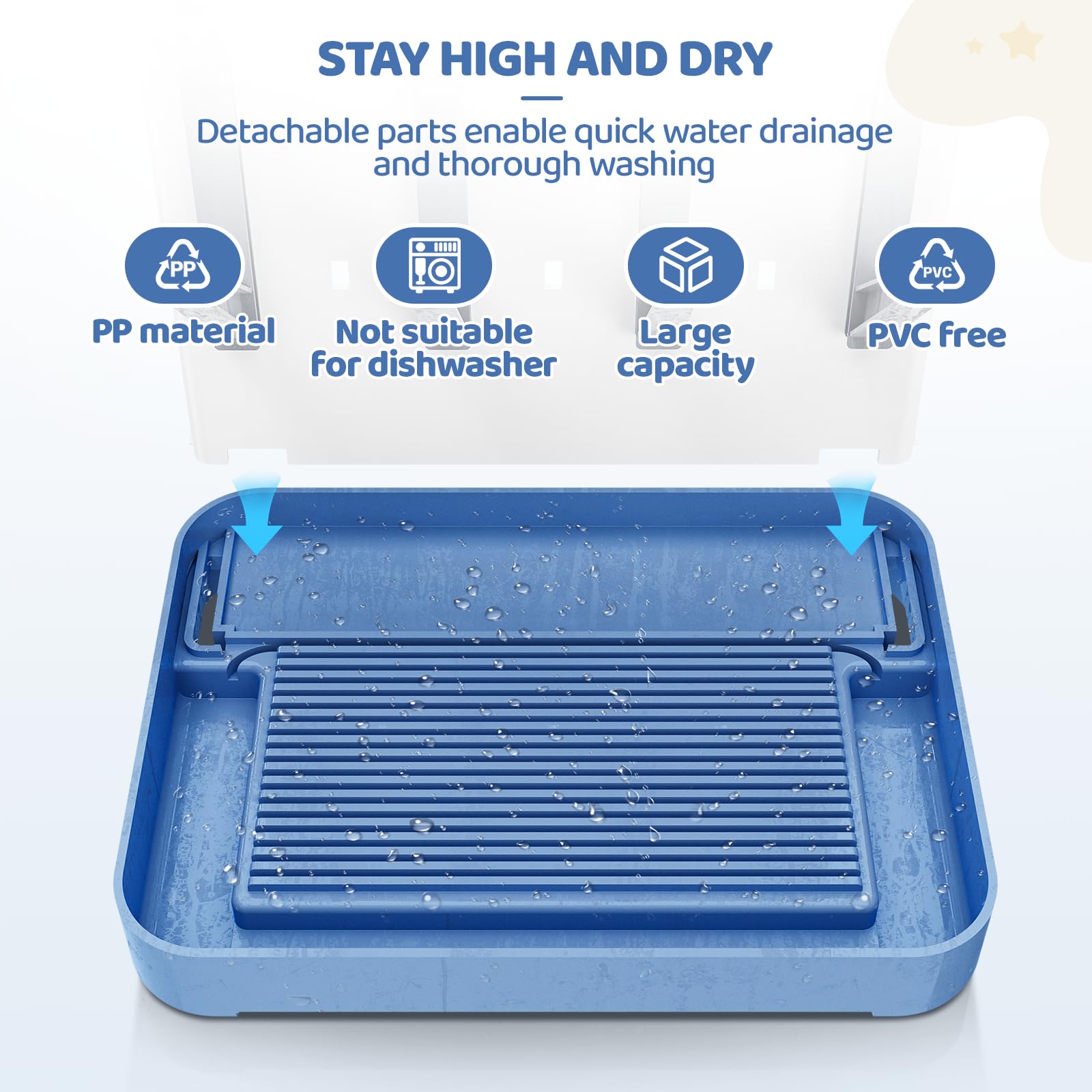 Dayacoco rack is easy to assemble with simple setup instructions.