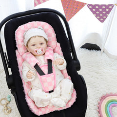 DAYEEBALL head, neck, and body support for newborns with plush softness.