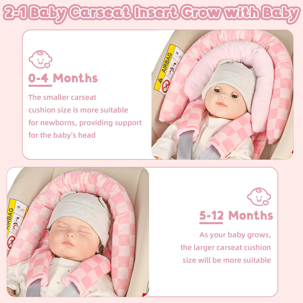 DAYEEBALL newborn snug head support enhances ride comfort.