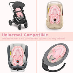 DAYEEBALL universal design fits most car seats and strollers.