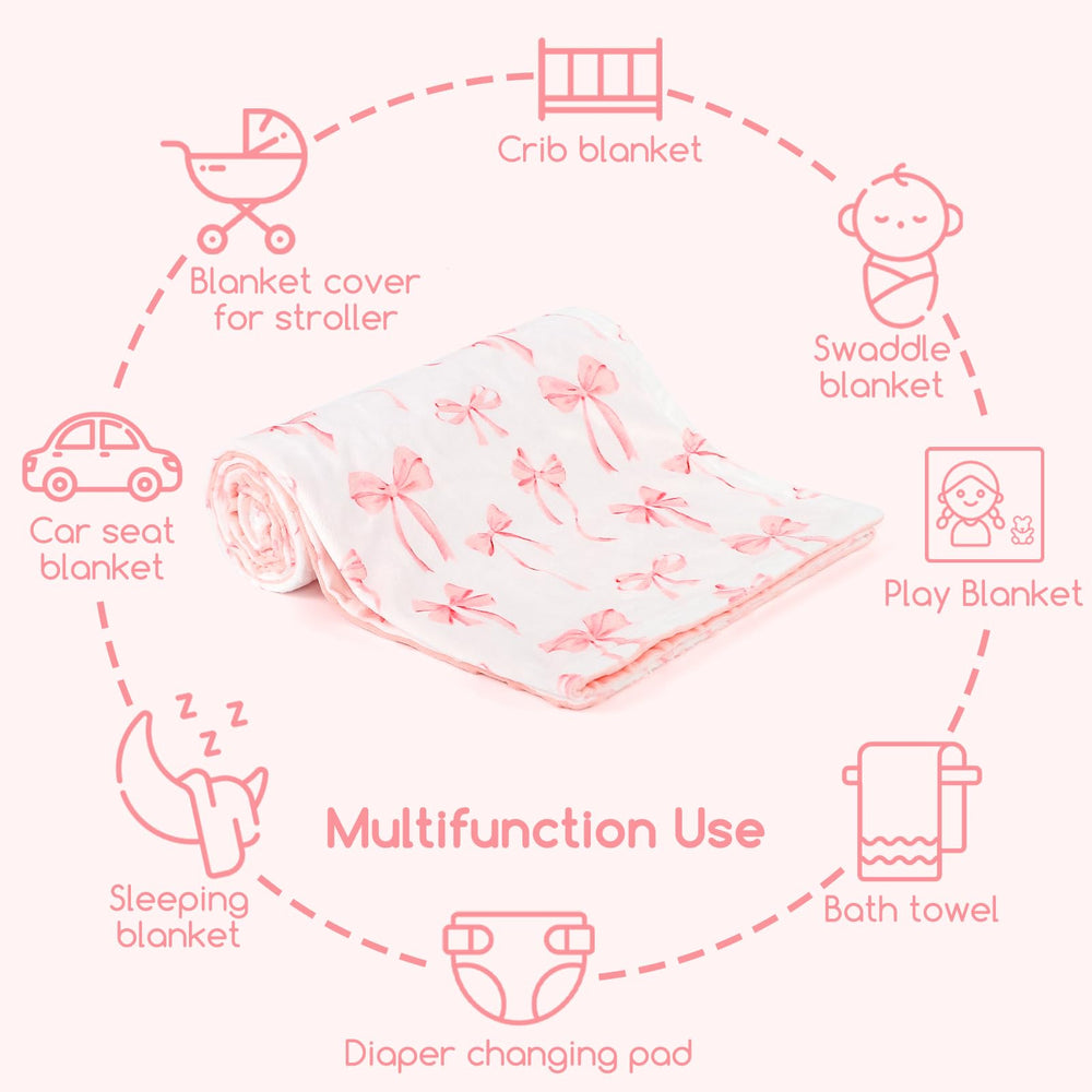 DAYEEBALL baby blanket nursery setup shown with plush decor for cozy nursery.
