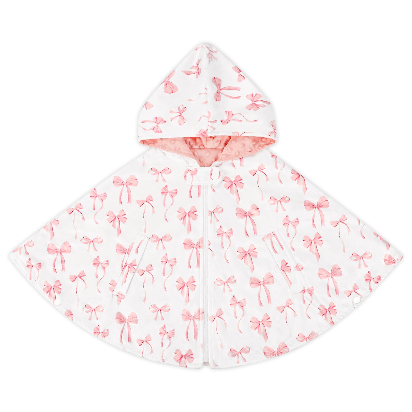 DAYEEBALL baby car seat poncho front view delivering cozy warmth for chilly rides