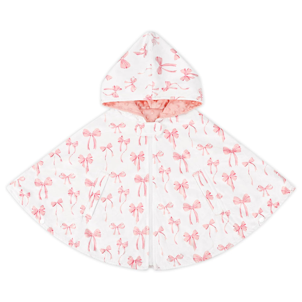 DAYEEBALL baby car seat poncho front view delivering cozy warmth for chilly rides