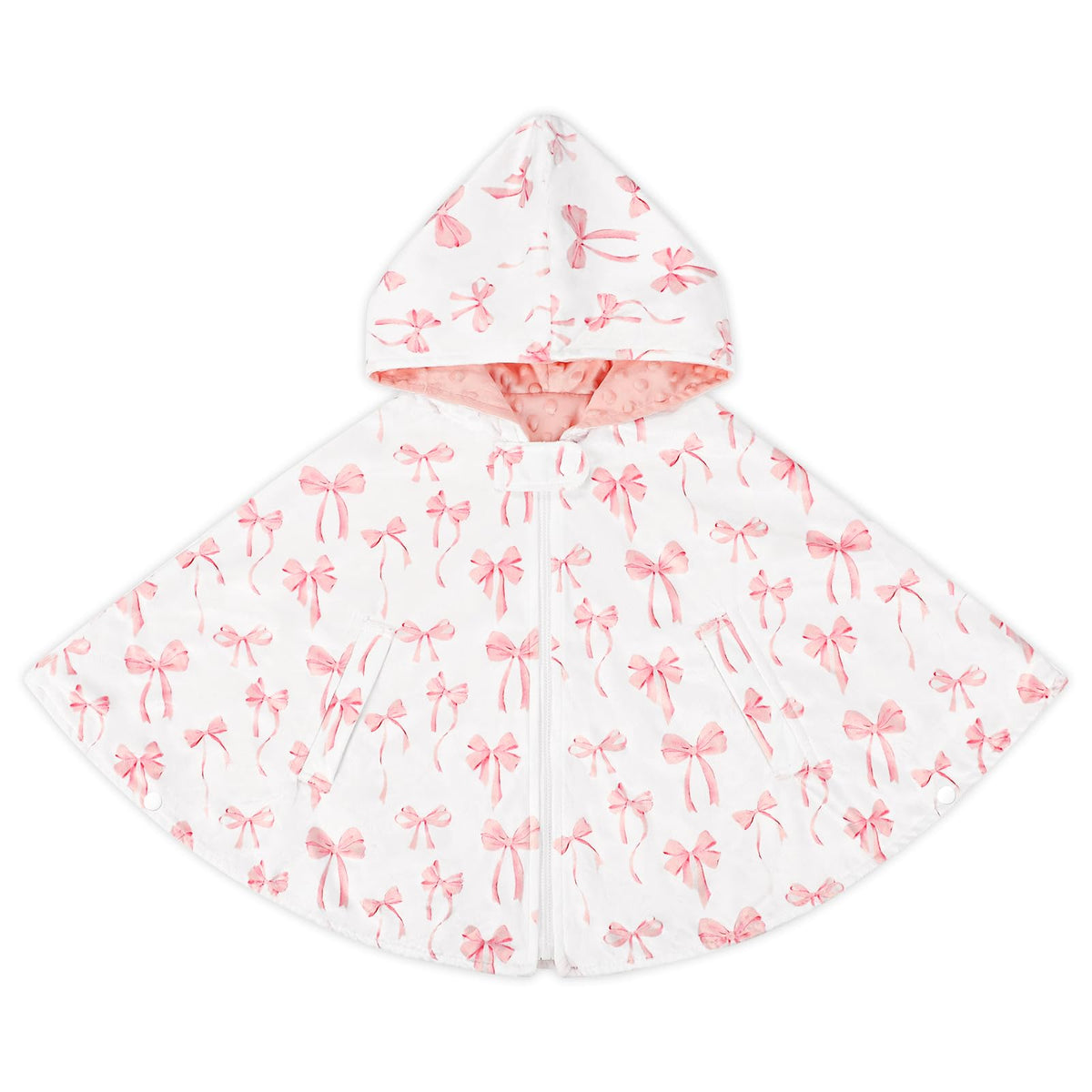DAYEEBALL baby car seat poncho front view delivering cozy warmth for chilly rides