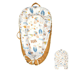 DAYEEBALL baby lounger cover in duck color with smooth zip opening for easy removal.