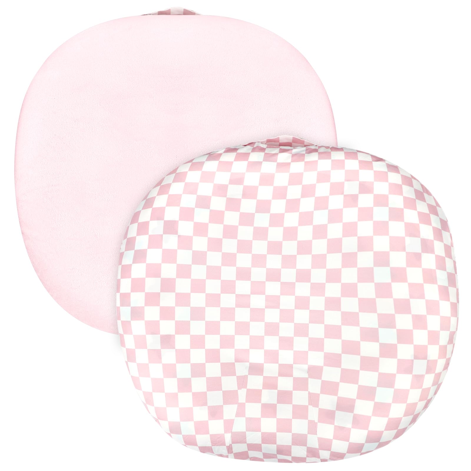 DAYEEBALL baby lounger cover front view highlights double sided softness for newborn comfort.