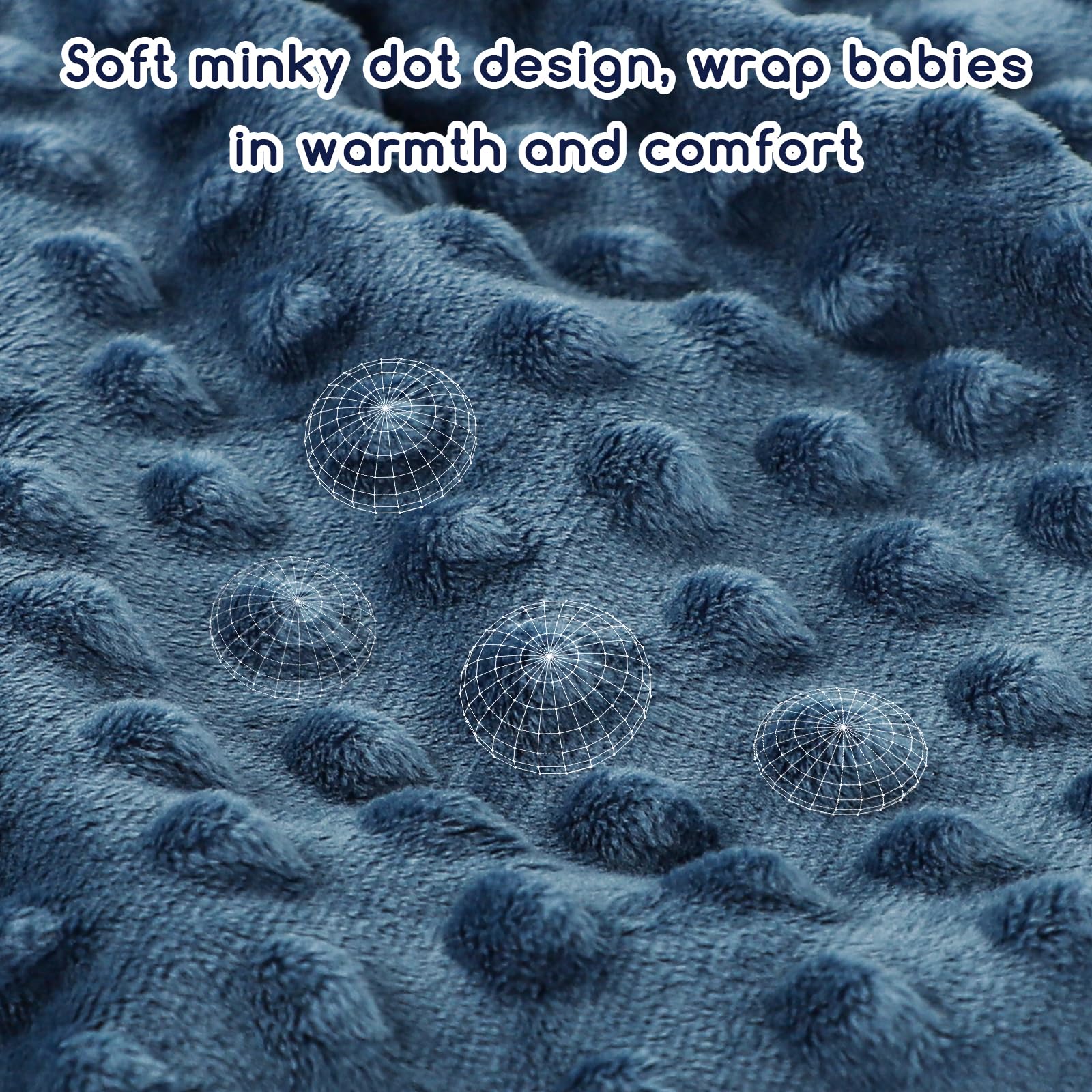 DAYEEBALL blanket folded for compact storage and easy care.