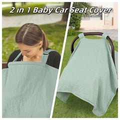 DAYEEBALL car seat cover on-seat use demonstrates full coverage
