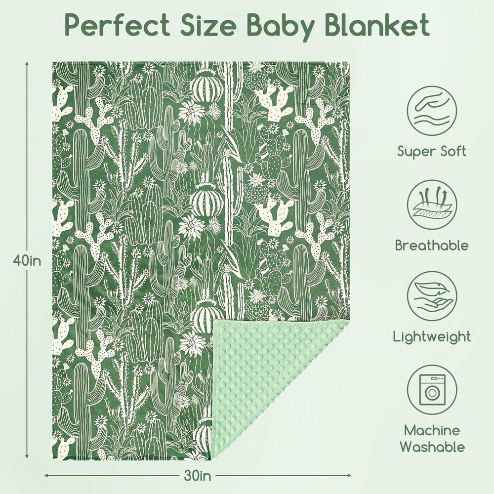 DAYEEBALL crib blanket 30x40 inches for crib, car seat, and naps