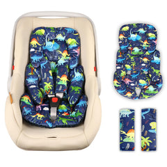 DAYEEBALL infant car seat insert cushion providing head-to-body support for newborns on car trips