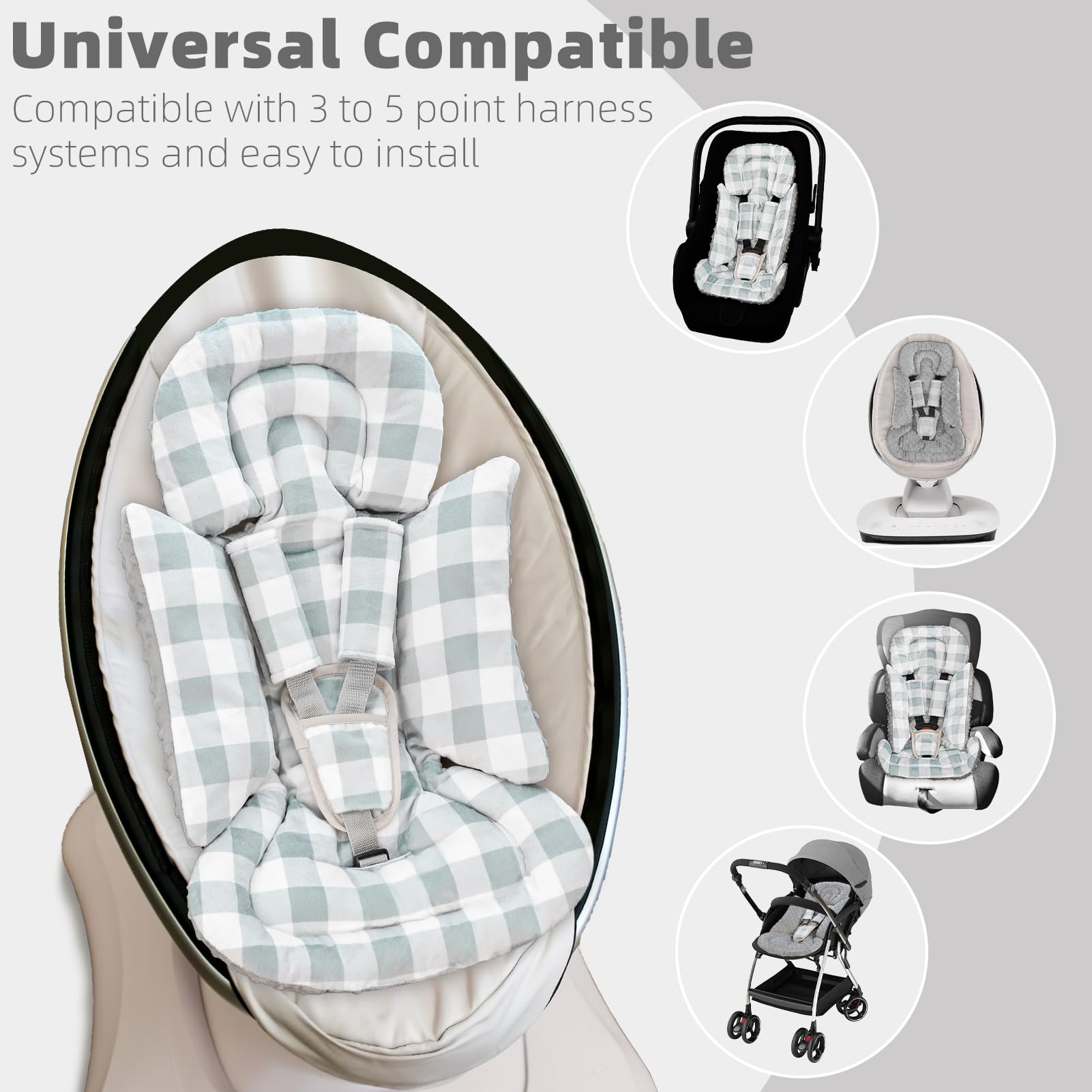 DAYEEBALL infant insert seat cushion car interior shows tidy decorative fit during errands.