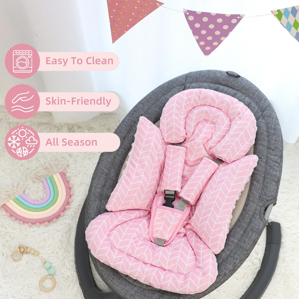 DAYEEBALL strap paddings included for added security and cozy restraint system on longer trips