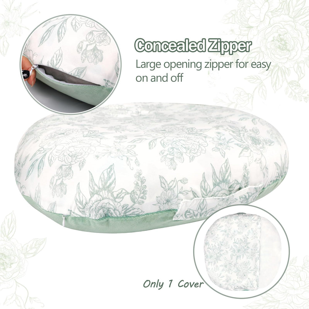 DAYEEBALL baby lounger cover being machine washed to show easy care